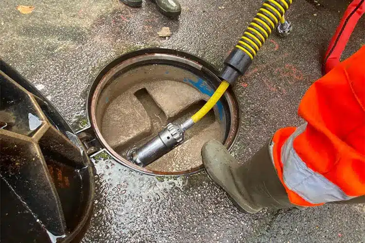 Intervention ciblée après inspection caméra de canalisation