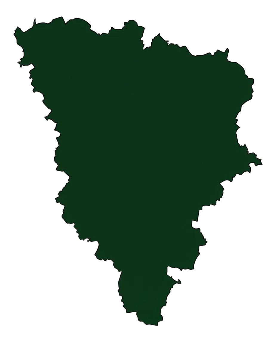 Carte des zones d'intervention dans les Yvelines